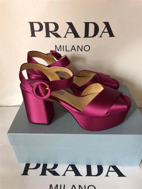 scarpa da sposa prada col tacco in tessuto|Scopri la nuova collezione di scarpe Prada donna su FARFETCH.